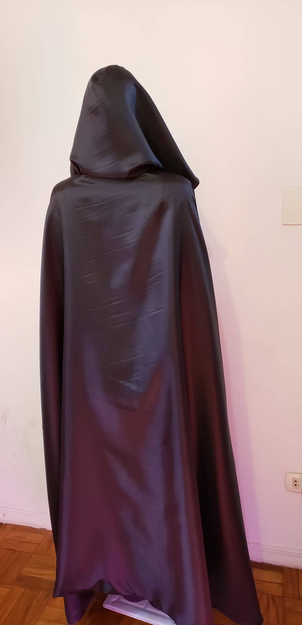 Capa Exû do Cemitério - Roupas de Umbanda Terreiro Sacerdote Religiao Afro