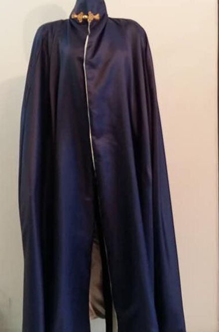 Capa de Exu 7 Encruzilhadas Roupas de Umbanda Terreiro Gira Esquerda Cambone Medium Sacerdote