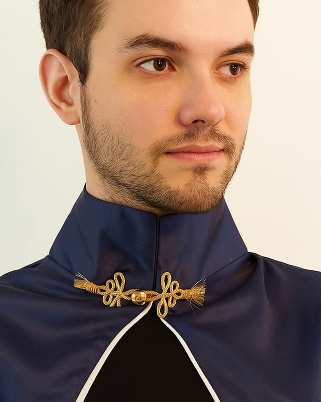 Capa de Exu 7 Encruzilhadas Roupas de Umbanda Terreiro Gira Esquerda Cambone Medium Sacerdote