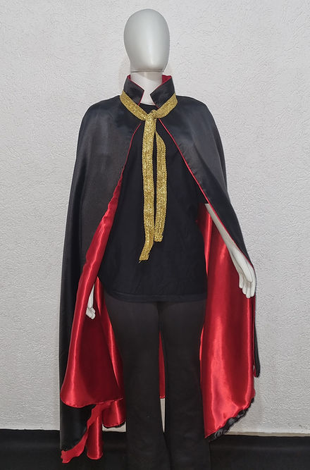 Capa de Exu Mirim 7 Tranquinhas Roupas Umbanda Axê Terreiro Gira Esquerda Medium Sacerdote