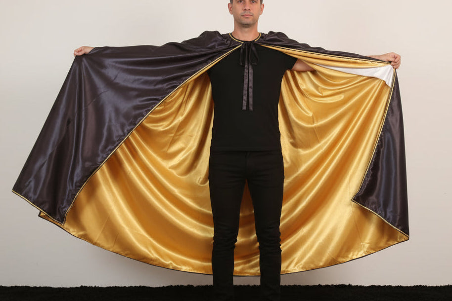 Capa de Exu do Ouro Roupas de Umbanda Terreiro Gira Esquerda Desenvolvimento Mediúnico Sacerdote