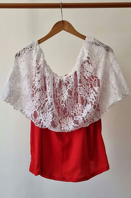 Conjunto Cigano de Maria Navalha Blusa Saia Roupas Umbanda Axê Ciganos Terreiro Gira Medium Sacerdotiza Ritual Ceremônia