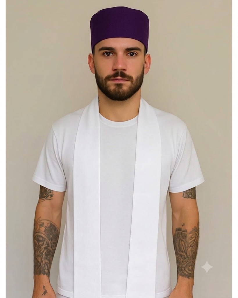 Filá Masculino Colorido Roupas Umbanda Axê Terreiro Gira Orixas Guias Espirituais Medium Sacerdocio