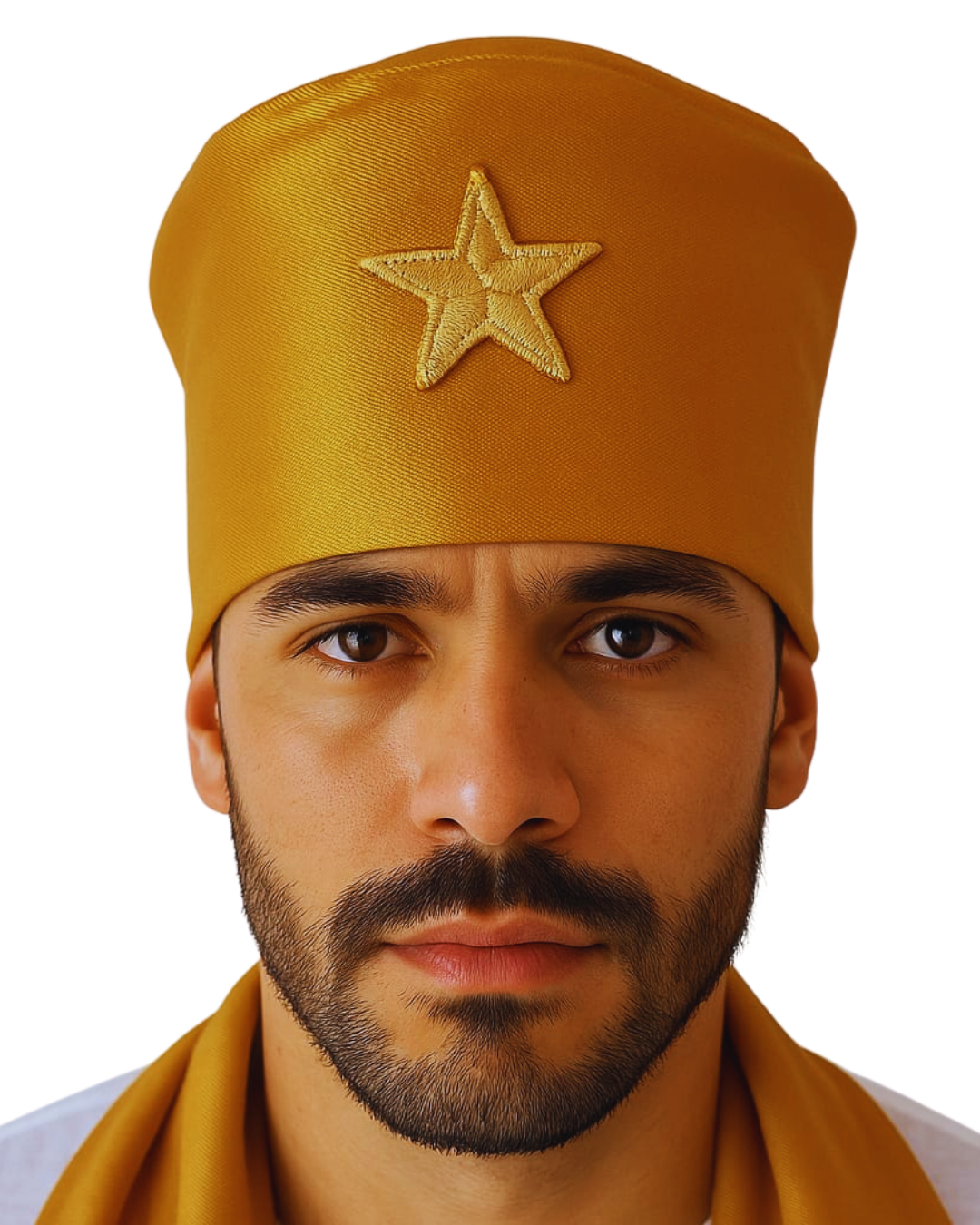 Filá e Estola Masculino Sacerdotal - Turbante - Roupas de Umbanda Terreiro Pai de Santo Sacerdote