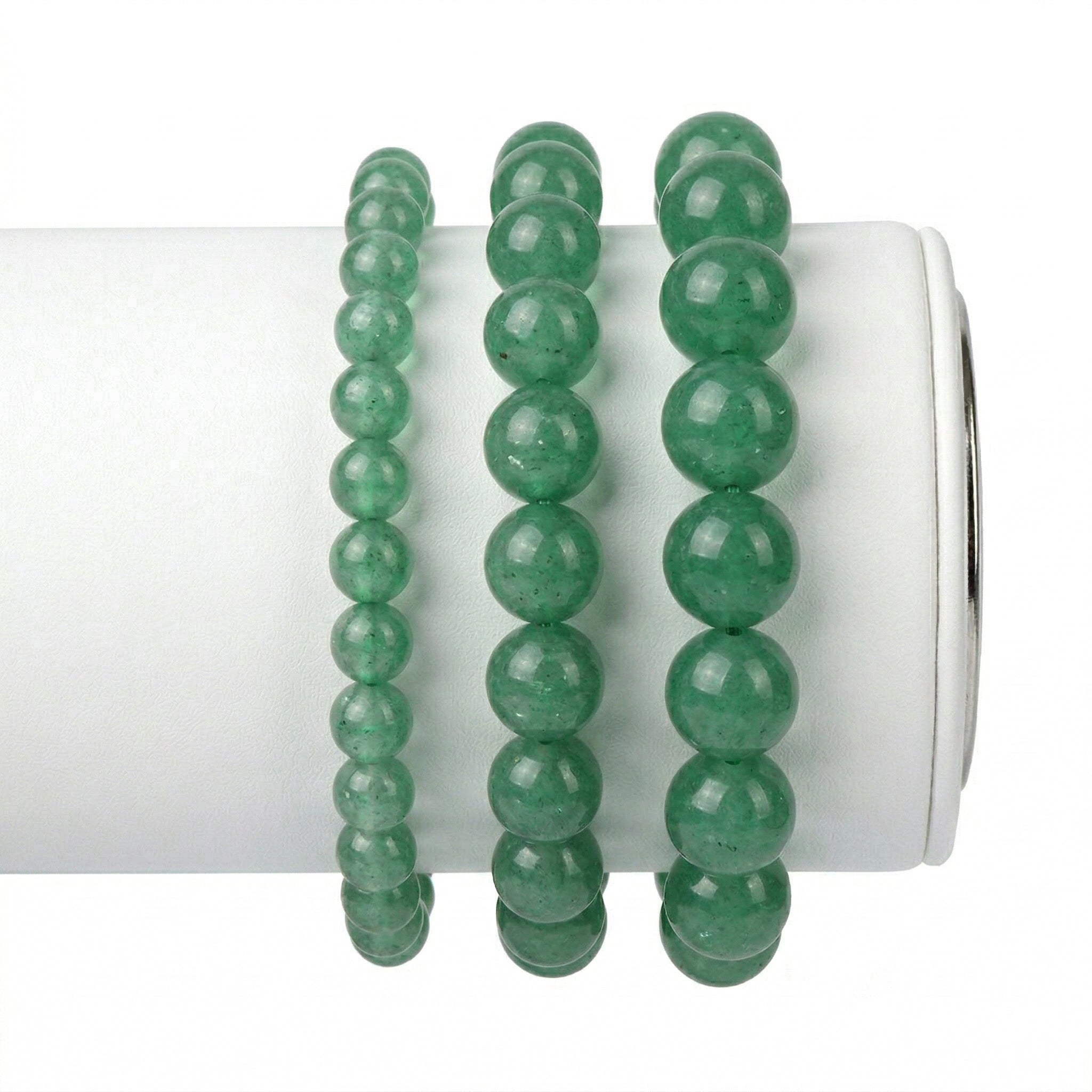 Pulseira Quartzo Verde Natural - Trono do Conhecimento - Pai Oxossi | Roupas de Umbanda