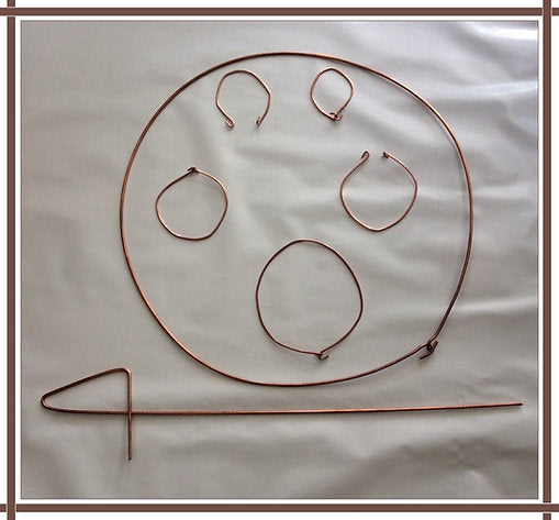 Kit de Cobre da Magia Divina das 7 Chamas Sagradas - Roupas de Umbanda