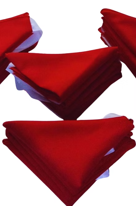 Lenço Vermelho e Fita Branca da Magia Divina da 7 Chamas Sagradas