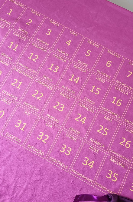 Lenormand Pano de Baralho Cigano Roupas Umbanda Axê Optcha Colorido Oraculo Adivinação