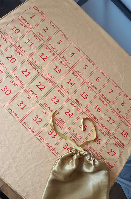 Lenormand Pano de Baralho Cigano Roupas Umbanda Axê Optcha Colorido Oraculo Adivinação