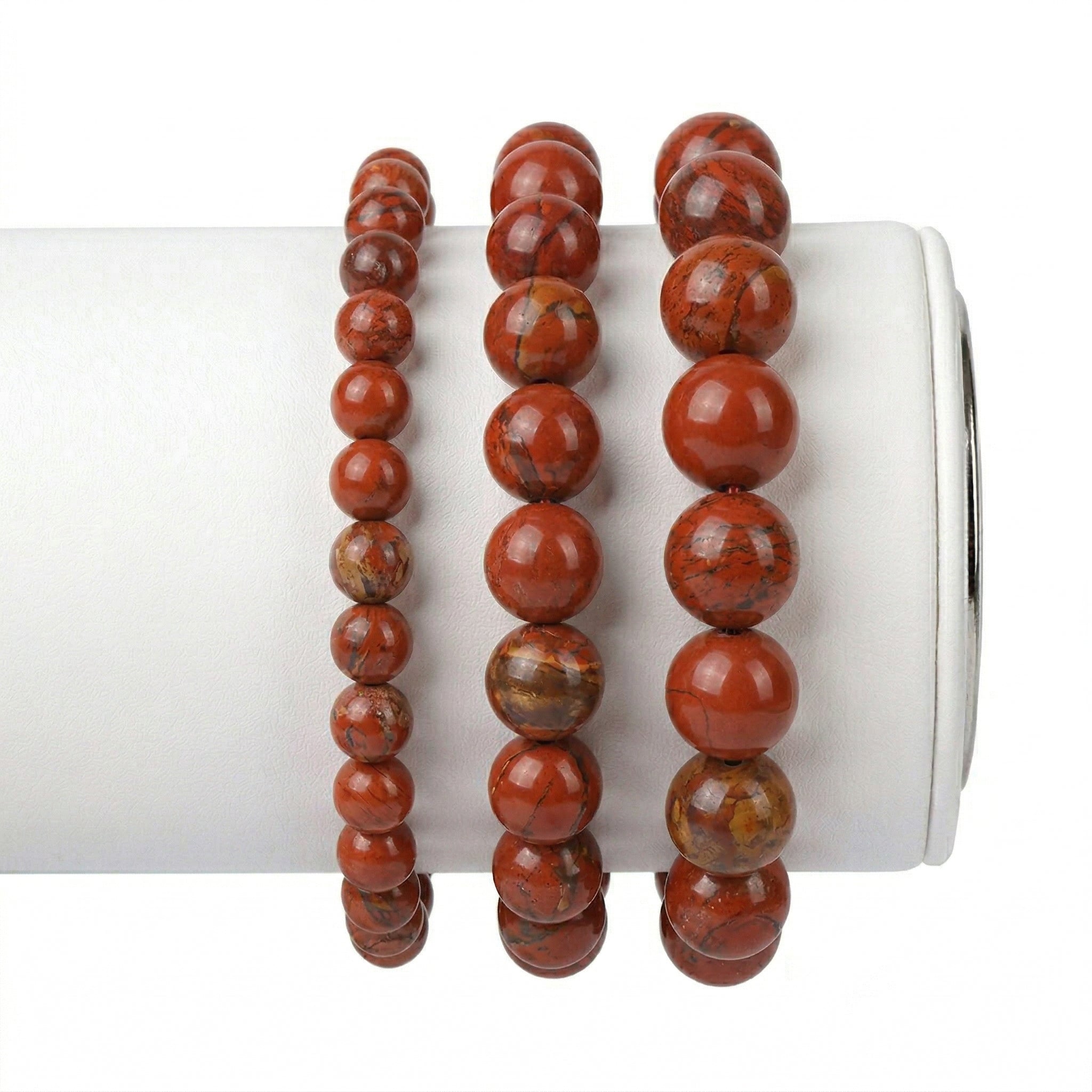 Pulseira de Jaspe Vermelho - Trono do Abismo - Pombagira | Roupas de Umbanda