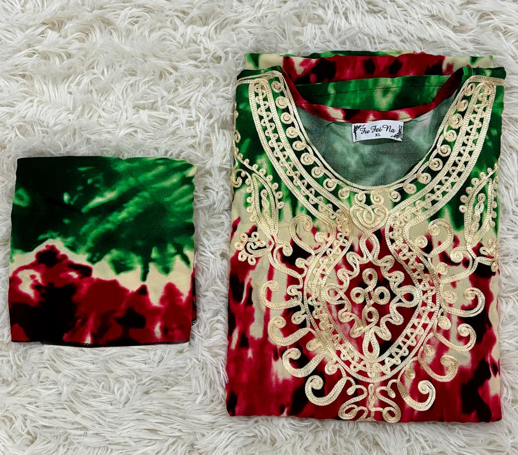 2024 algodão muçulmano abayas para mulheres apliques impresso caftan marroquino femme robe boubou africano islam vestidos com lenço