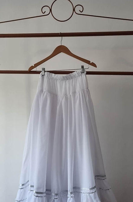 Saia Mãe Loguna Oya-Tempo Roupas Umbanda Axê Terreiro Gira Trono Feminino Fe Sacerdotiza Medium