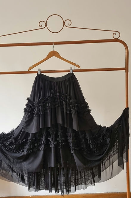 Saia Maria Quitéria das 7 Covas Roupas Umbanda Axê Terreiro Gira Esquerda Medium Sacerdotiza