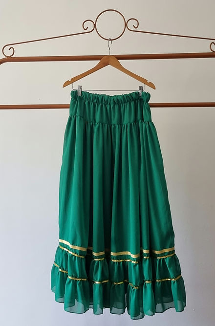 Saia Rainha das Matas Roupas Umbanda Axê Terreiro Sacerdotiza Medium Desenvolvimento