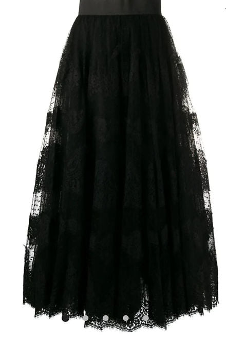 Saia da Pombagira Rainha da Noite Roupas Umbanda Axê Terreiro Gira Esquerda Medium Sacerdotiza