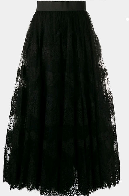 Saia da Pombagira Rainha da Noite Roupas Umbanda Axê Terreiro Gira Esquerda Medium Sacerdotiza