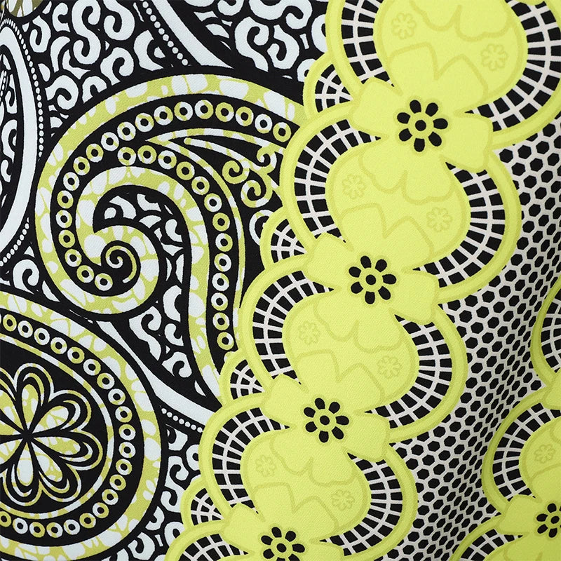 Vestido Feminino Abaya Estilo Africano Premium Estampa Digital Tamanhos Plus Size Ceremônia Religiosa Yoruba