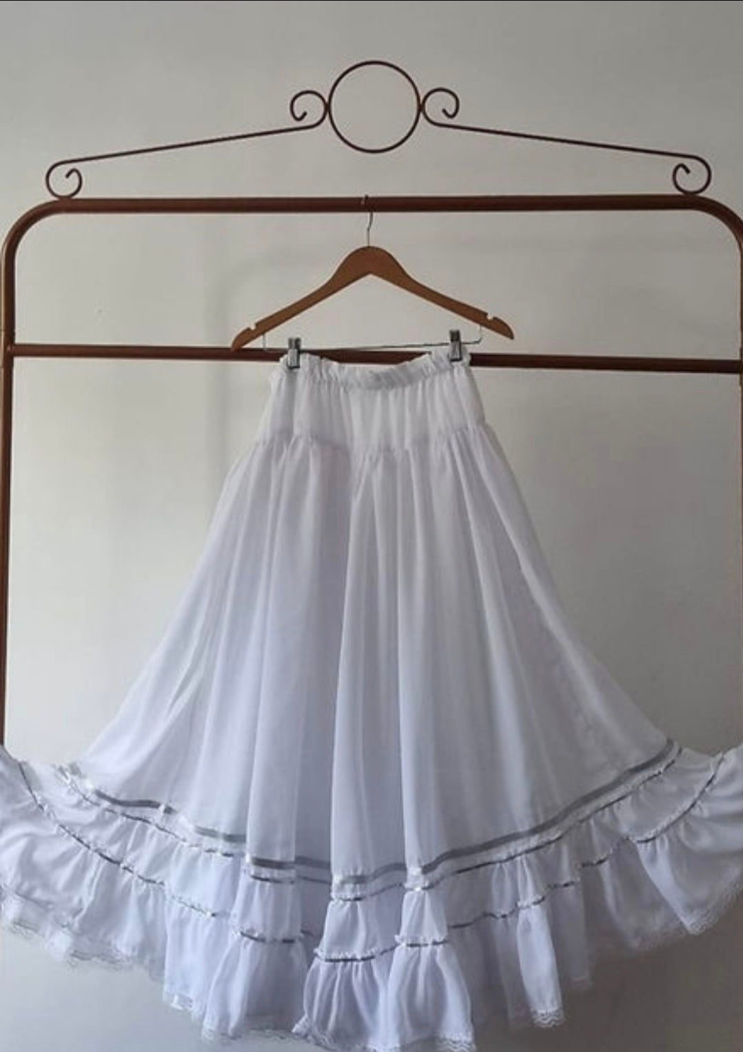 Saia Mãe Loguna Oya-Tempo Roupas Umbanda Axê Terreiro Gira Trono Feminino Fe Sacerdotiza Medium