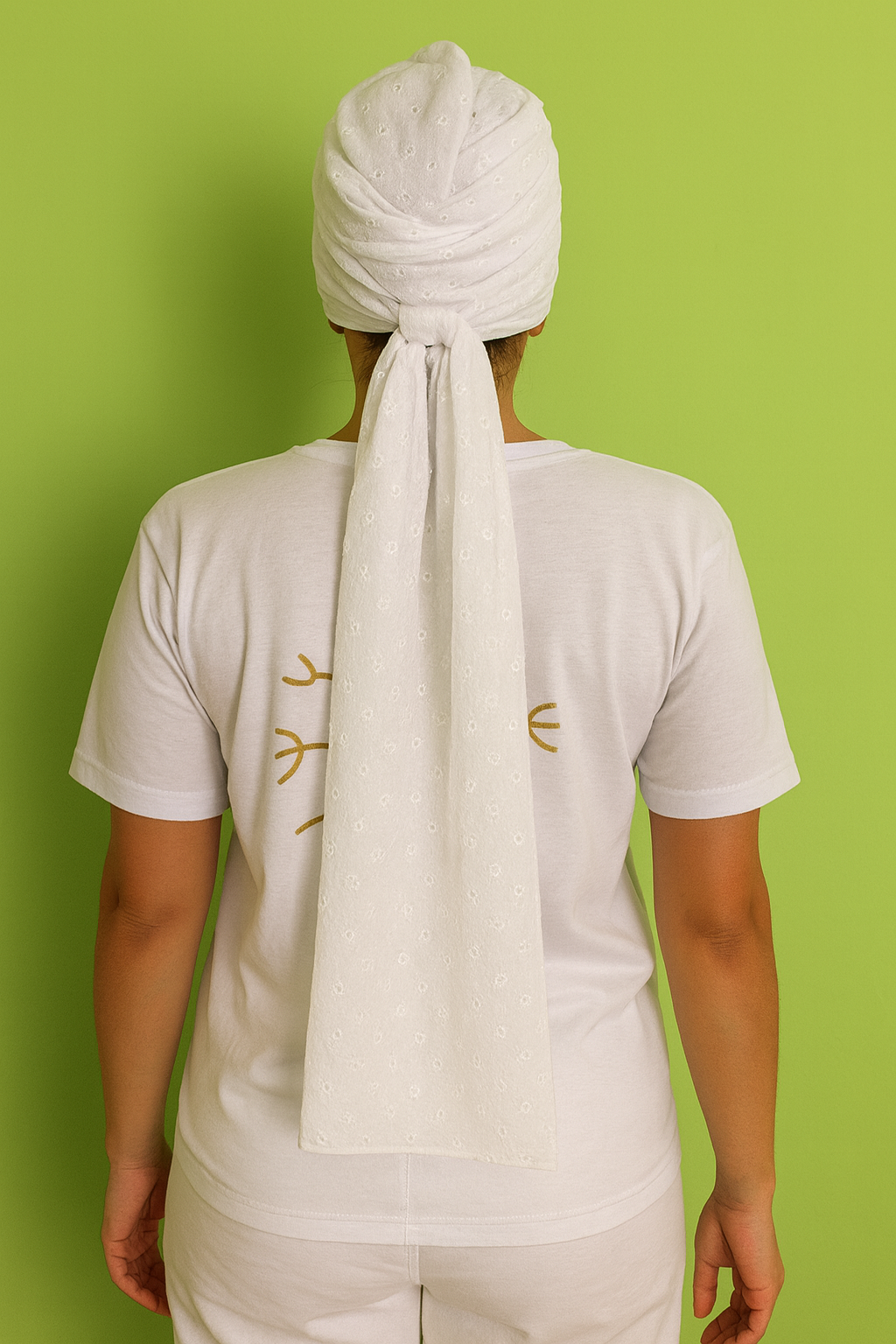 Filá Feminino Pano de Cabeça Roupas Umbanda Axê Terreiro Desenvolvimento Mediúnico Rituais Iniciações