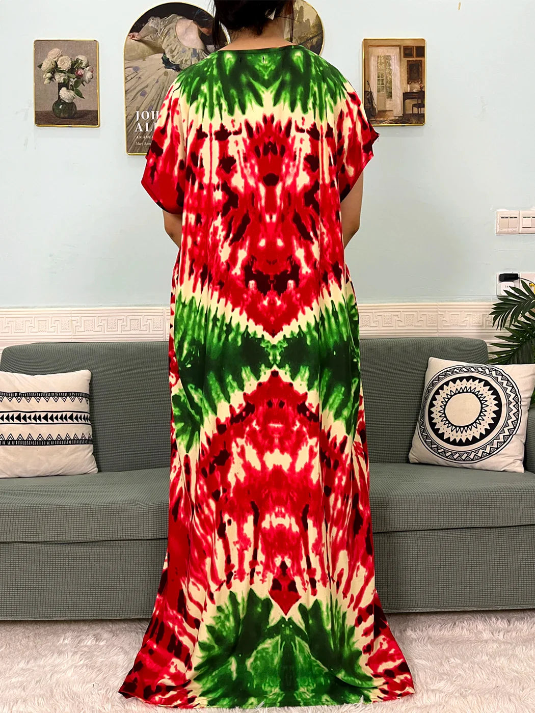 Abayas de Algodão Tradicional com Apliques e Turbante - Ceremonia Religiosa - Yoruba - Elegância - Moda Afro  