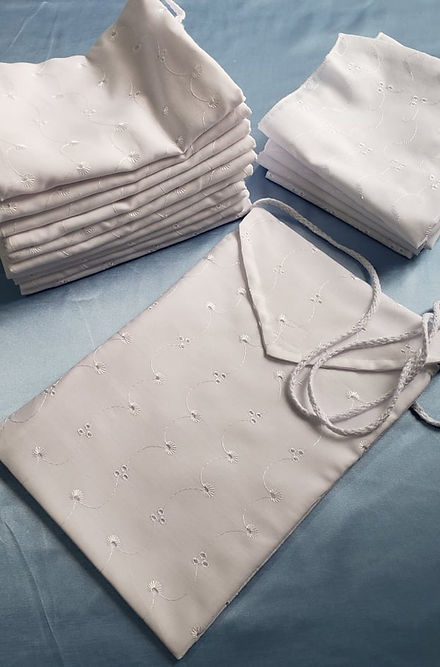 Bolsa Porta Guias Branca Umbanda Roupas Brancas Femininas Terreiro Desenvolvimento Medium