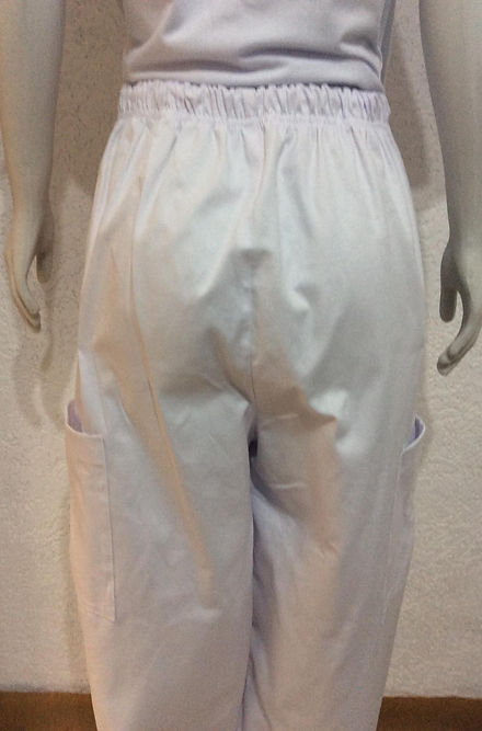 Calça Cargo Unissex Algodão Desenvolvimento Médiunico Uniformes Umbanda Roupa Branca 