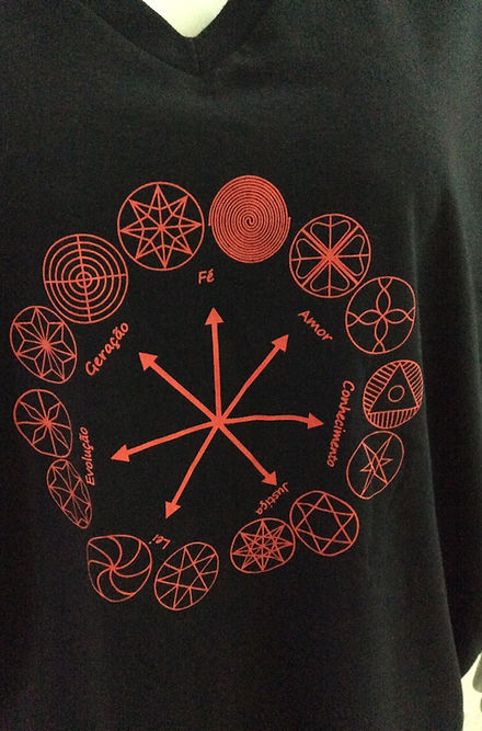 Camiseta Tronos de Deus Preta