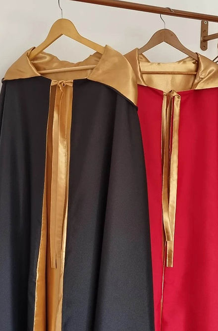 Capa Dupla Face Roupas Umbanda Axê Terreiro Gira Ceremõnia Ritual Consagração 