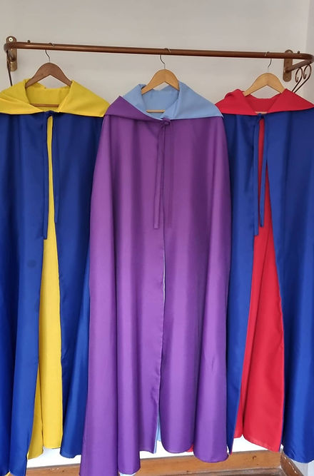 Capa Dupla Face Roupas Umbanda Axê Terreiro Gira Ceremõnia Ritual Consagração 