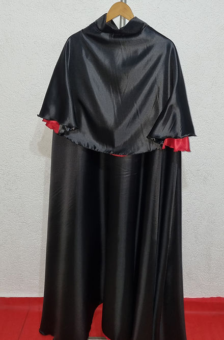 Capa Exu Corta Fogo Terreiro Gira Esquerda Roupas de Umbanda
