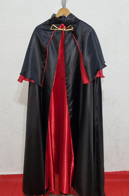 Capa Exu Corta Fogo Terreiro Gira Esquerda Roupas de Umbanda