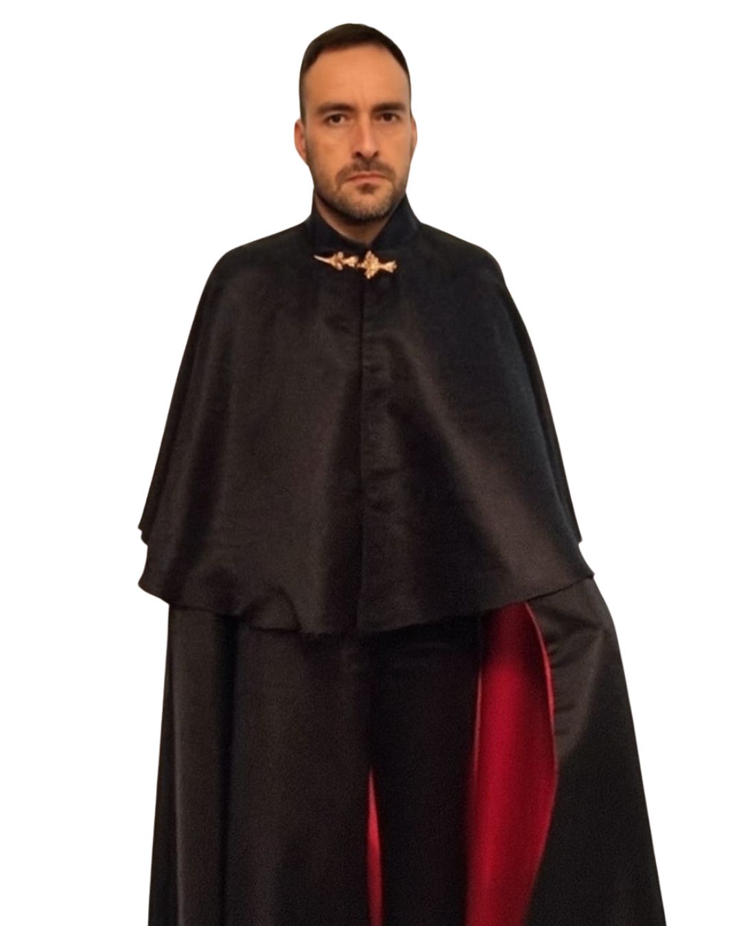 Capa de Exu Tranca Ruas Roupas Umbanda Axê Laroyê Terreiro Gira Esquerda Medium Sacerdote