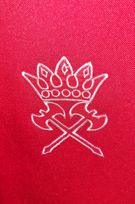 Conjunto de Estola e Filá Masculino do Pai Xangô Umbanda Terreiro Desenvolvimento Mediúnico Sacerdotal Sacerdote 