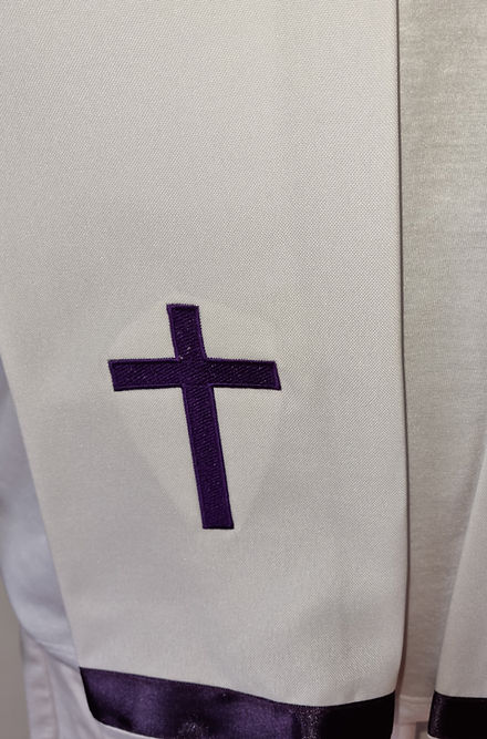 Estola do Preto Velho Roupas Umbanda Axê Gira Terreiro Ceremonia Medium Sacerdote Ritual