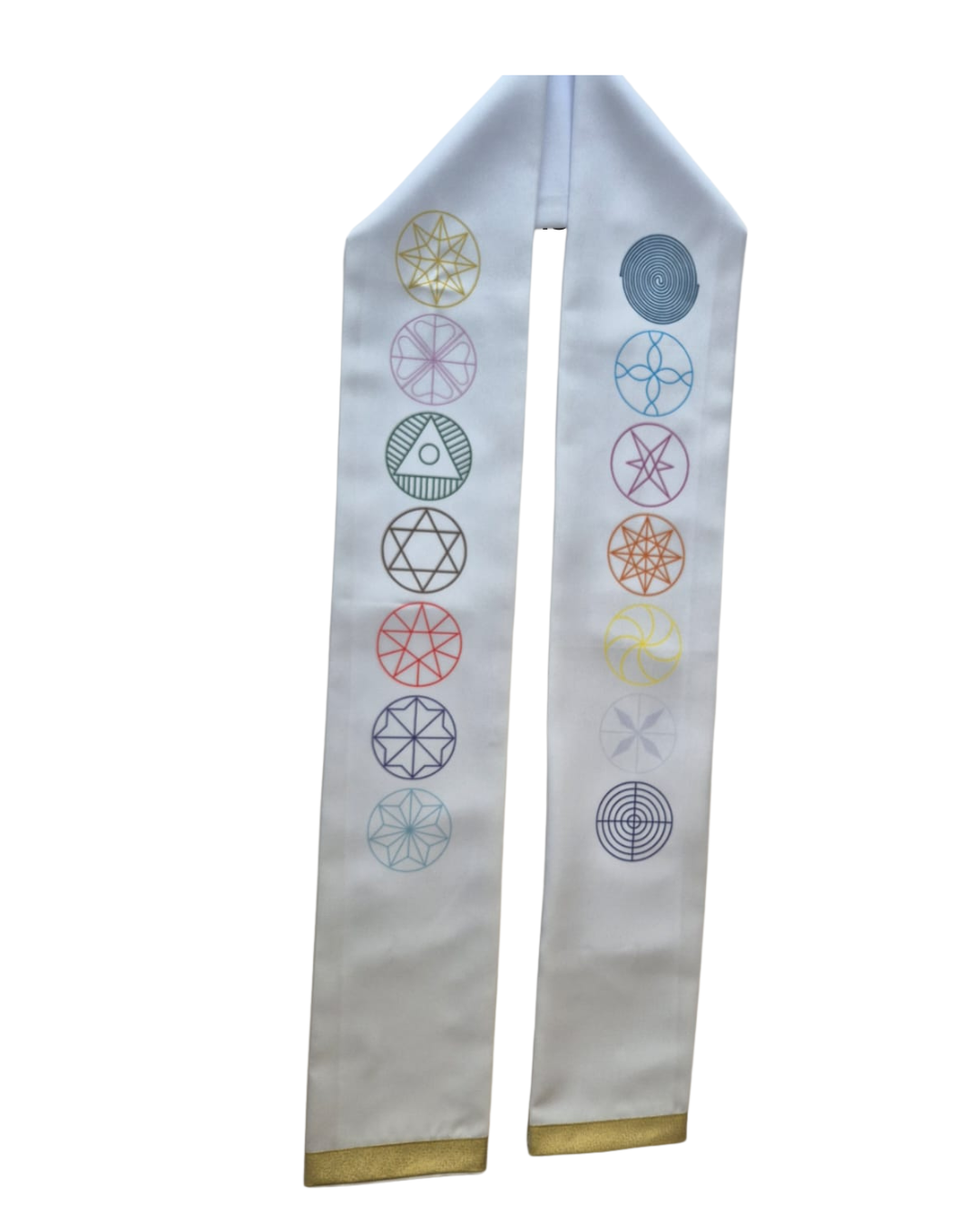 Estola dos Tronos Sagrados com as 14 Mandalas 