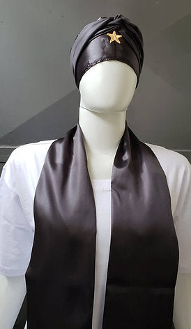Estola e Filá Feminino Preto