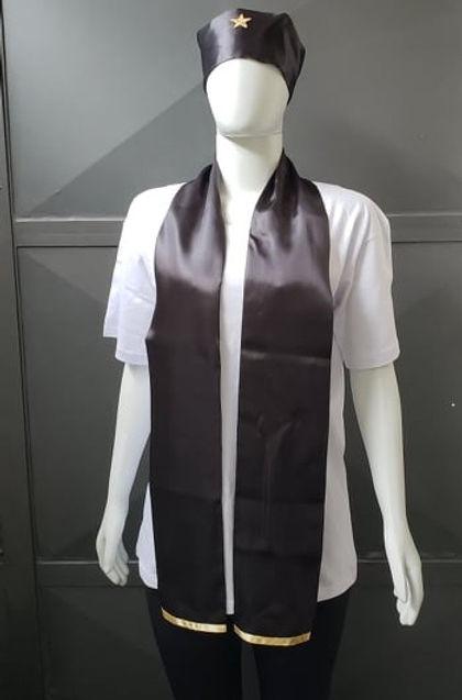 Estola e Filá Masculino Preto