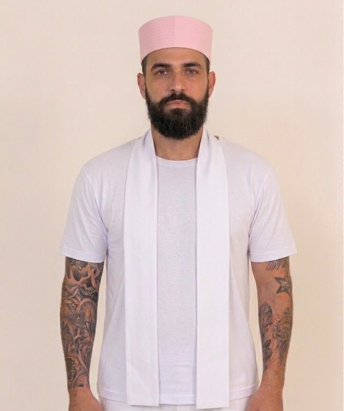 Filá  Masculino Colorido Roupas Umbanda Axê Terreiro Gira Orixas Guias Espirituais Medium Sacerdocio
