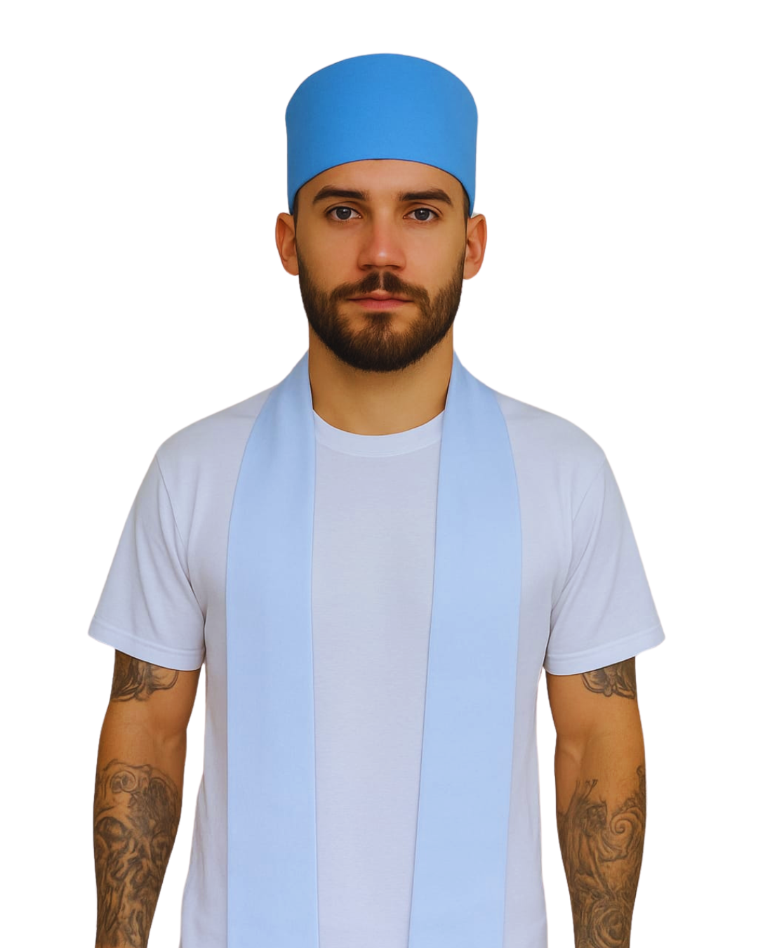 Filá  Masculino Colorido Roupas Umbanda Axê Terreiro Gira Orixas Guias Espirituais Medium Sacerdocio