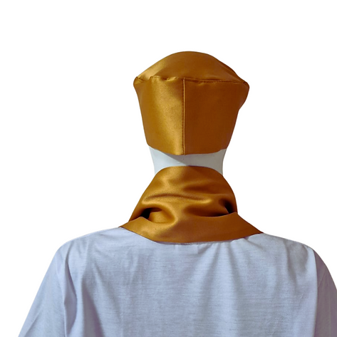 Filá e Estola  Masculino Sacerdotal - Turbante - Roupas de Umbanda Terreiro Pai de Santo Sacerdote