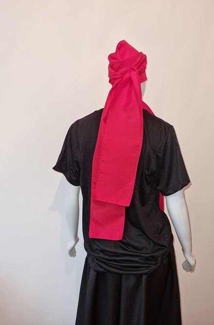 Kits de Estola e Filá  Feminina de Esquerda Roupas Umbanda Axê Gira Esquerda Pombagira Medium Sacerdote Terreiro