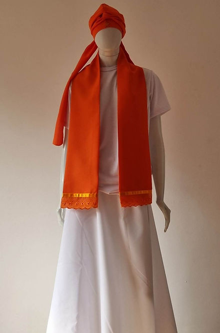 Kits de Estolas e Filas Coloridos Umbanda Terreiro Gira Desenvolvimento Mediunico Sacerdotiza