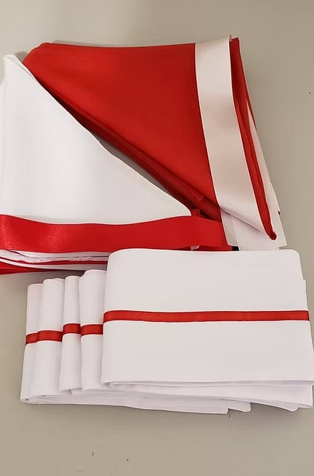 Kits de Magia Divina das 7 Chamas Sagradas Roupas Umbanda Lenços Fitas Estola Mago Iniciador Iniciação Ceremonia