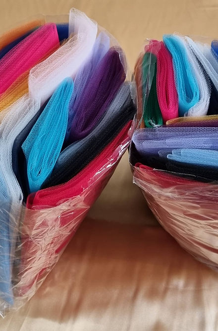 Kits de Tules das 7 Vestes Sagradas Magia Divina Roupas Umbanda Axê Terreiro Mago Iniciador Iniciação Ceremonia Ritual
