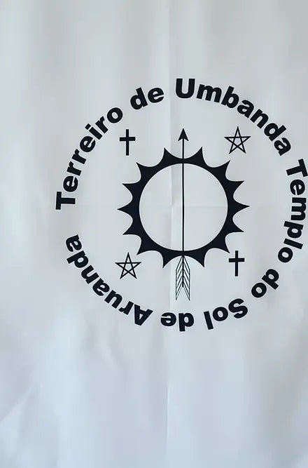 Pano para bater cabeça Roupa Branca Umbanda Axê Terreiro Desenvolvimento Mediunico Sacerdote Gira 