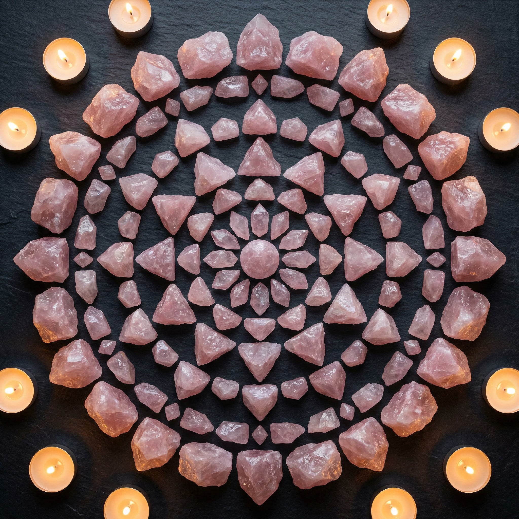 Quartzo Rosa Natural – Trono do Amor Mãe Oxum | Pedra Umbanda | Cristal Natural por Peso | Roupas do Axê Pedras Naturais 