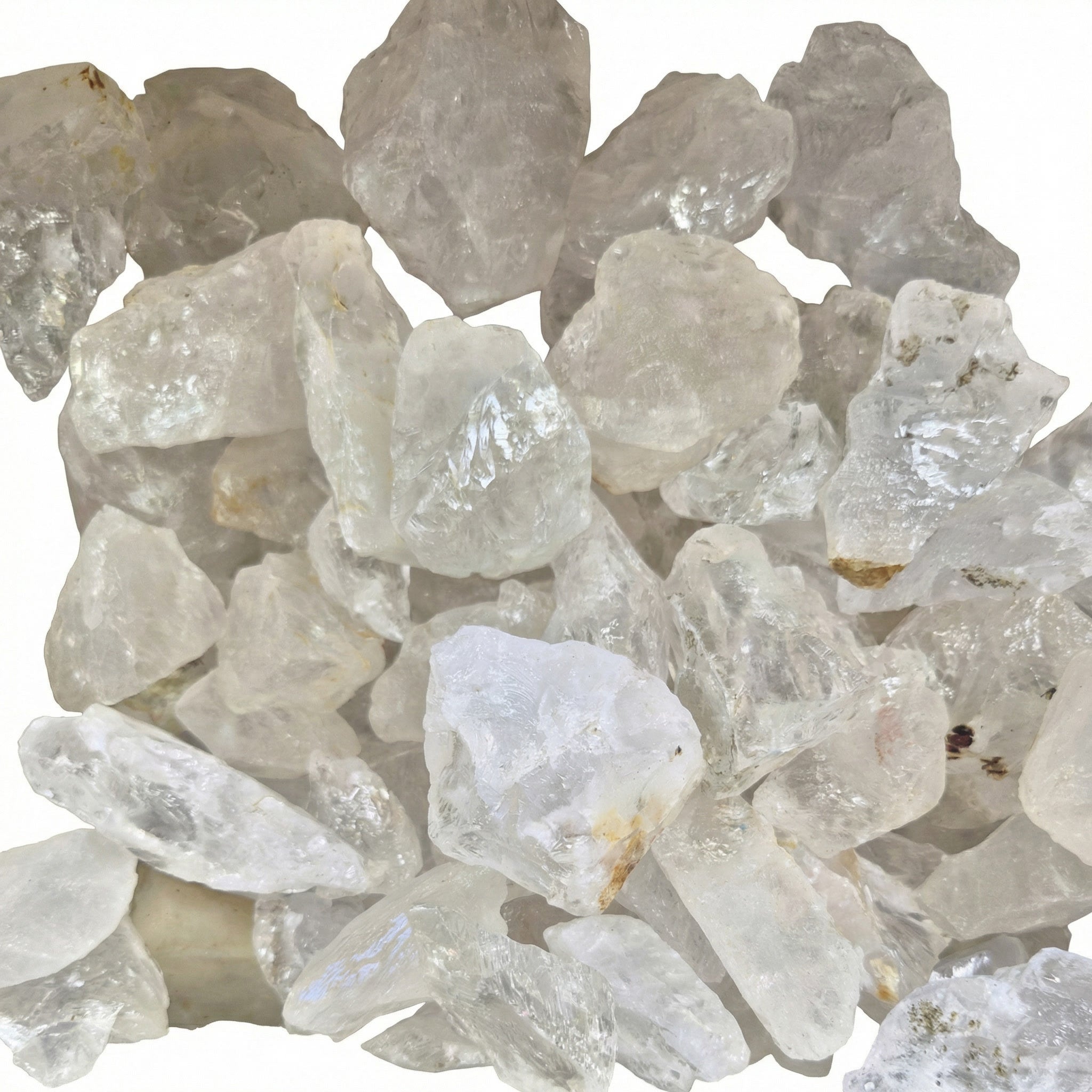 Quartzo Transparente Natural – Pedra do Trono da Fé | Cristal de Rocha Umbanda | Pedra Natural por Peso| Roupas do Axê Pedras Naturais