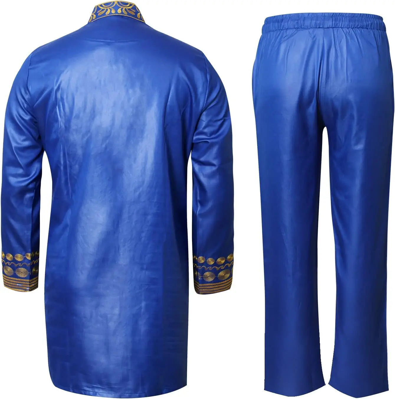 African Dress For Men Soft Loose Top Pants Wedding Suits For Men