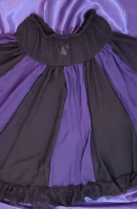 Saia Pombagira Rainha do Cementério Roupas Umbanda Axê Terreiro Gira Esquerda Ritual Ceremônia
