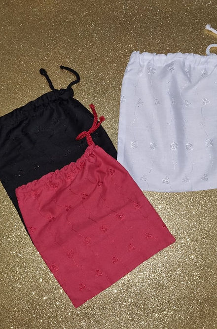 Saquinhos Laise Coloridos Terreiro Mediúm Desenvolvimento Mediúnicos Roupas de Umbanda